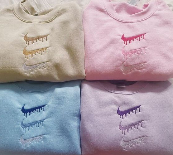 Triple Swoosh Embroidered Crew