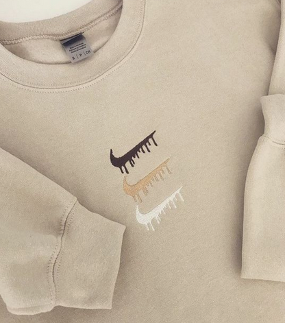 Triple Swoosh Embroidered Crew